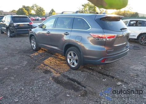 2016 Toyota Highlander Hybrid Limited из США, поврежденный, VIN 5TDDCRFH6GS017869